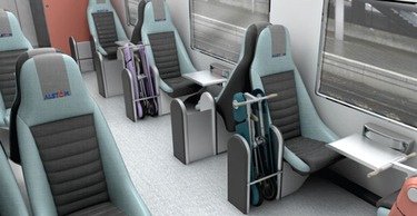 Produto foi planejado para ser transportado em trens, metrôs e ônibus. Foto: Divulgação/ Yanko Design