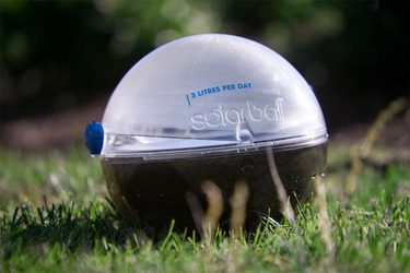 Designer pretende diminuir taxas de doenças causadas por água contaminada. Foto: Divulgação/ Solarball