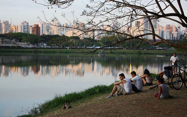 O lago do parque é um ótimo local para descanso. Foto: arquivo Pessoal/ Eduardo Andreassi