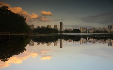 Apreciar o por do sol no gramado do Parque é um ótimo programa aos fins de semana Foto: arquivo Pessoal/ Eduardo Andreassi