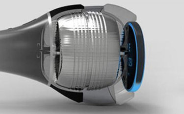 Novidade tem tela em LED que avisa calorias queimadas e peso levantado. Foto: Divulgação/ Yanko Design