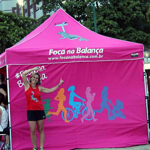 O projeto que começou com apenas uma amiga acompanhando Lia, já bateu o recorde de 160 participantes Foto: arquivo pessoal