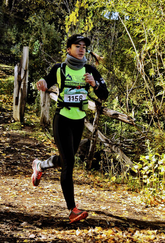 Depois de quatro meses de preparação a brasileira conquistou o segundo lugar no geral feminino da Patagonia Run Foto: Arquivo pessoal