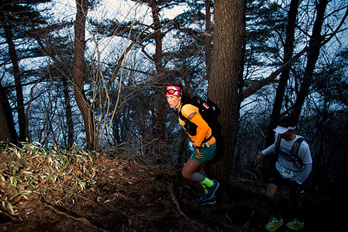 Manu participou da UltraMaratona do Monte Fuji que tem 168 quilômetros Foto: Arquivo Pessoal