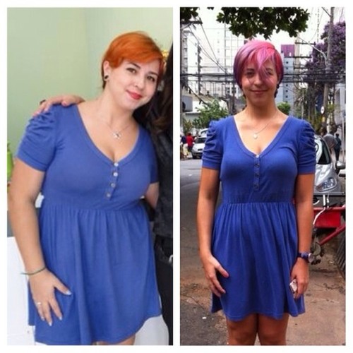 Talita, blogueira do Não Mais Fat, já fez diversos tipos de dietas para perder peso. Porém somente na LCHF obteve o equilíbrio Foto: Arquivo pessoal