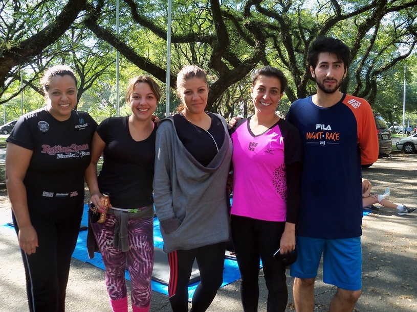 Iniciantes ou experientes, os corredores estavam animados na manhã deste sábado. Foto: Camila Pissolito/Webrun