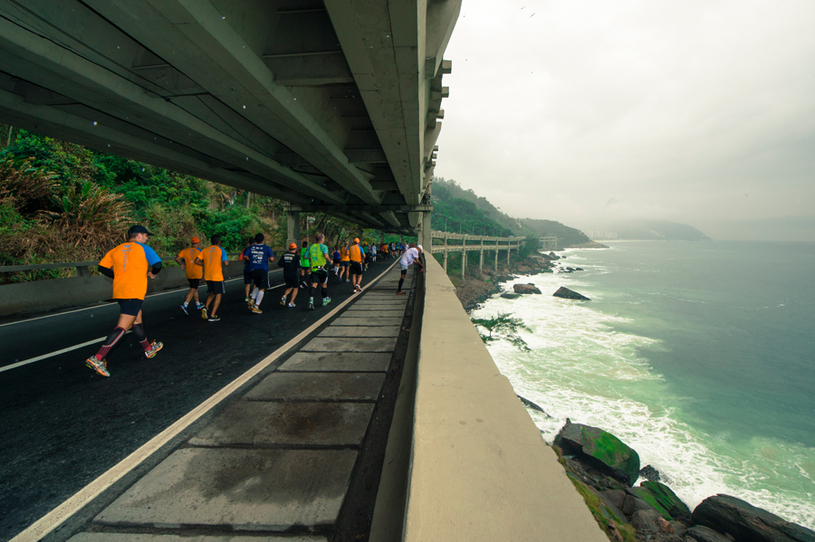 A Prova é considerada por muitos corredores como a mais bonita do Brasil. Foto: Tiago Diniz/ divulgação