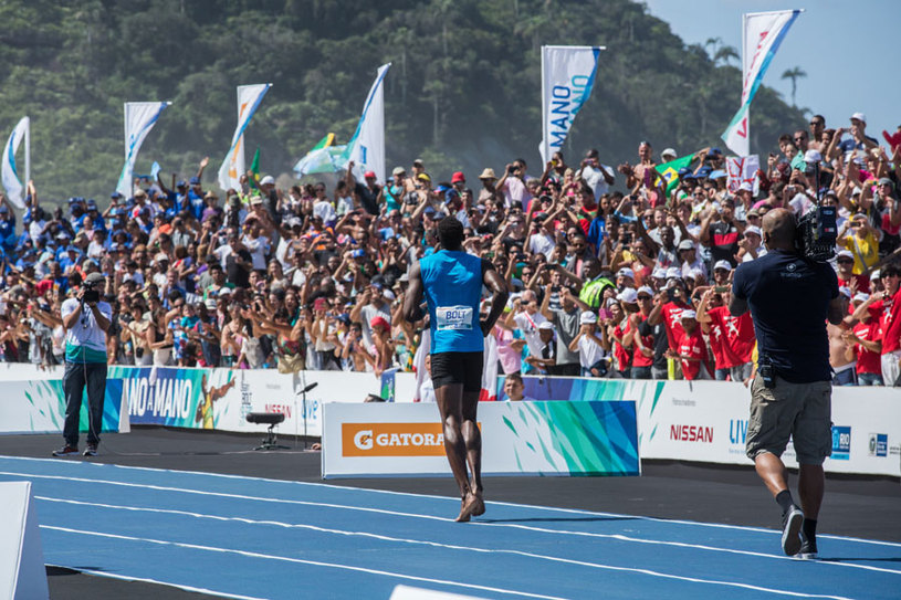 A plateia torceu para a vitória de Bolt. Foto: Magnus Torquato/Webrun
