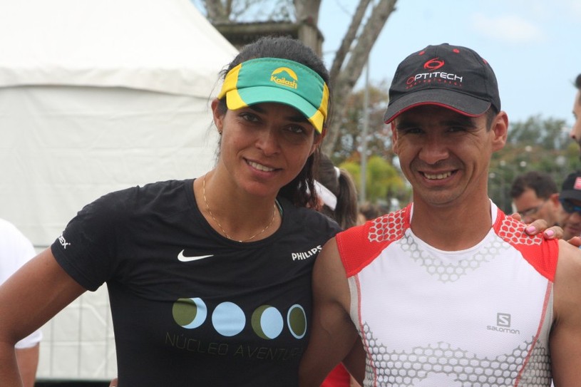 Os grandes campeões da categoria solo, Cilene Santos e Cristian Mohamed Foto: Christina Volpe/Webrun