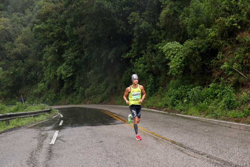 Gabriel tinha como estratégia não caminhar. Foto: Alexandre Koda