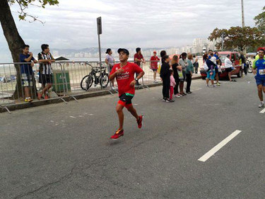 O corredor Paulo Guimarães sente que se não tangencia em provas seu desgaste é maior e influencia no resultado Foto: Arquivo Pessoal