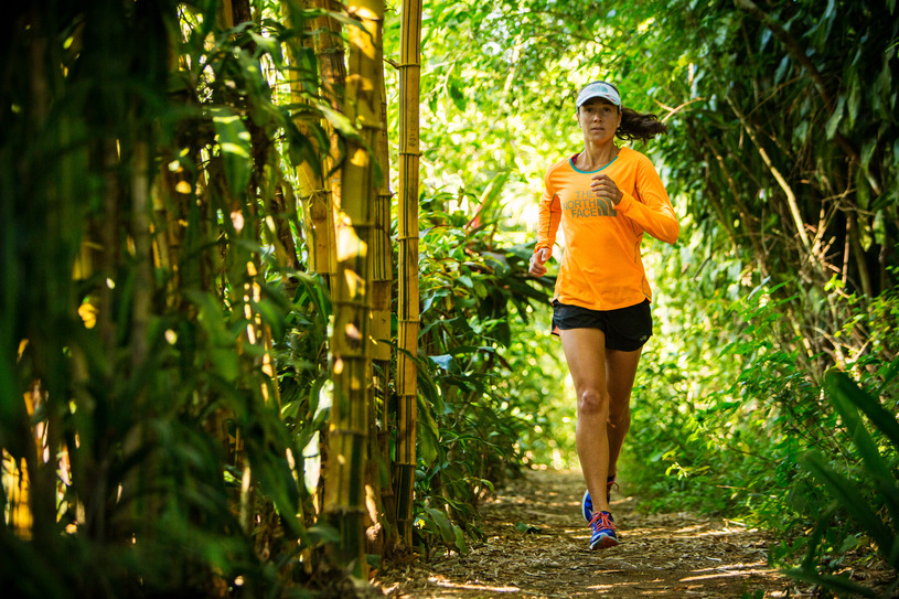 Contato com a natureza é uma das vantagens do trail run. Foto: Bruno Senna/The North Face