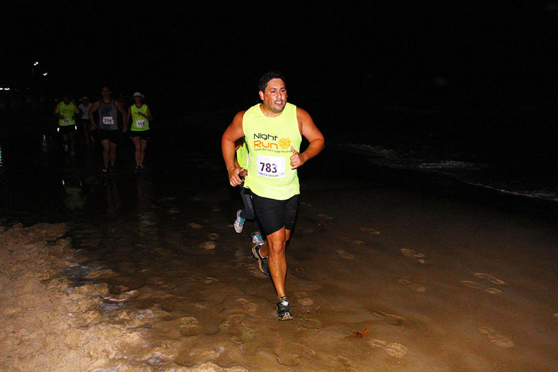 Todo o percurso será feito na areia da praia. Foto: divulgação