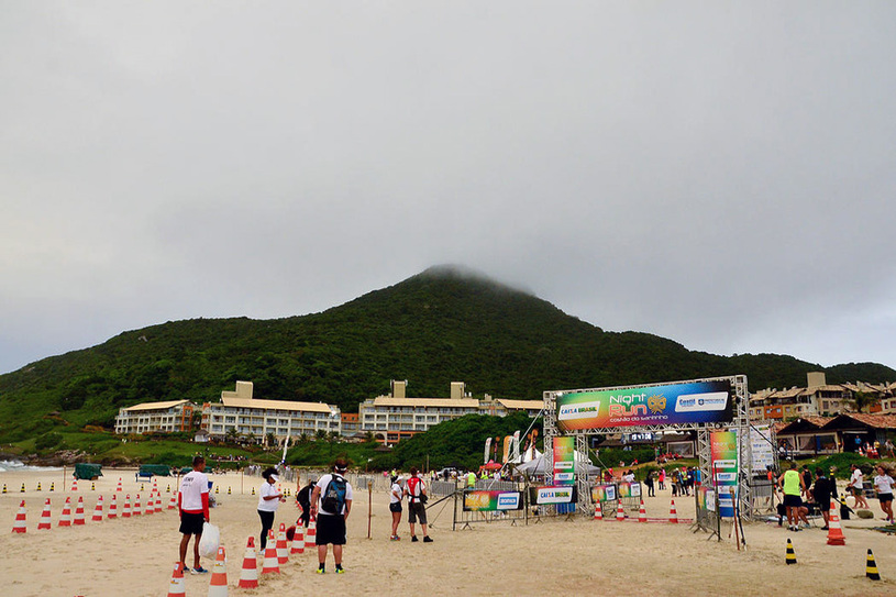 Os percursos de 5 e 10 km serão inteiramente na areia da praia. Foto: Alexandre xanps Santiago/ Divulgação