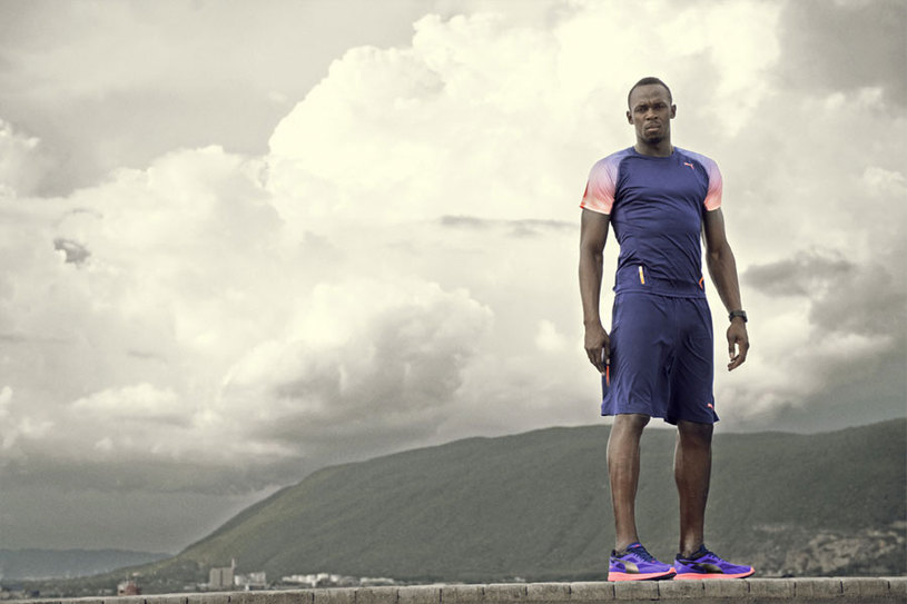 O principal astro da ação foi Usain Bolt. Foto: Divulgação Puma