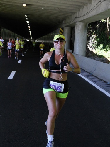 Muitos amigos começaram a correr por incentivo de Tatiana. Foto: Arquivo pessoal
