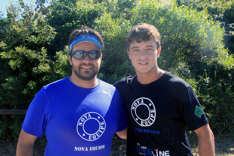 Os dois dedicados staffs da Nova Equipe: Marcelo Queiroz e Tiago Pattussi Foto: Christina Volpe/Webrun