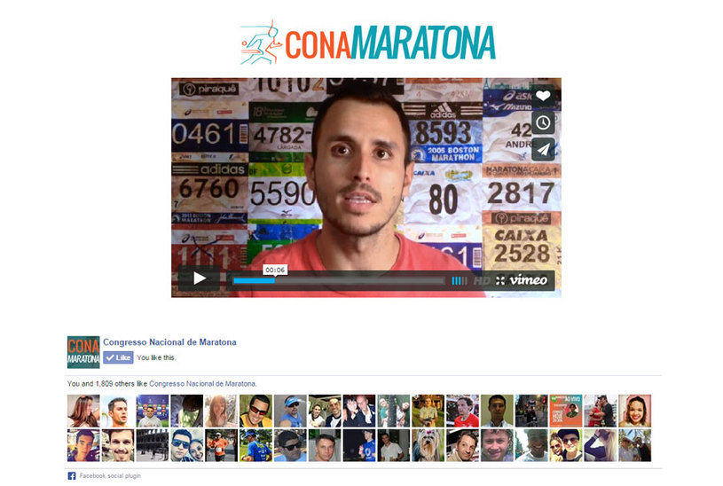  O cadastro é gratuito em:http://www.conamaratona.com.br Foto: Divlgação