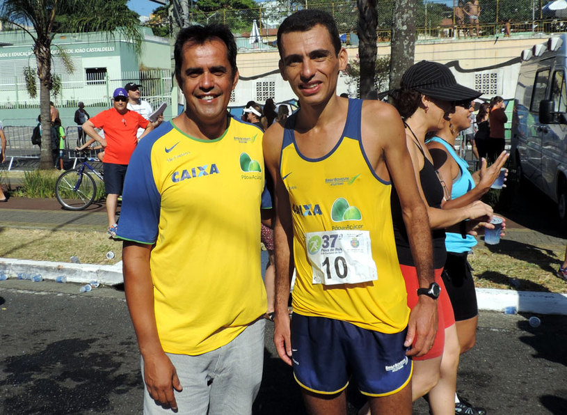 O técnico Adauto Domingues e Marílson, parceria de mais de duas décadas Foto: Divulgação/Contrapé