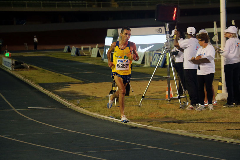 Marilson Gomes no último Troféu Brasil de Atletismo Foto: Alexandre Koda/Webrun