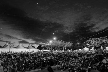 Congestionamento de bikes Foto: Cassio Roosevelt/ Asics