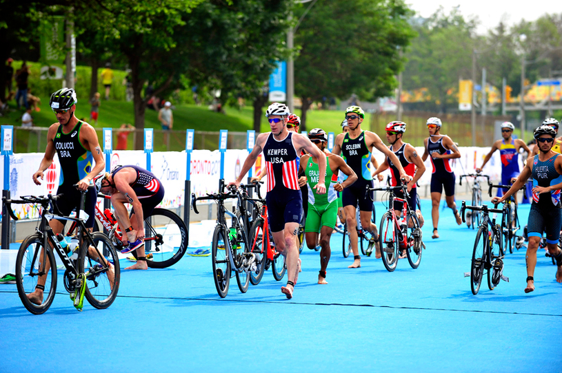 No triathlon também ficamos sem pódios. Foto: Rich Cruse/ Triathlon.org