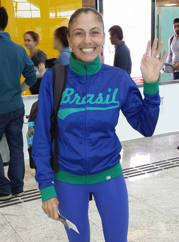 Débora conta que entrou na prova confiante já que tinha treinado bastante e feito seu dever de casa Foto: Arquivo pessoal