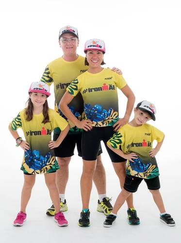 A triatleta sempre teve o apoio de sua família para seguir seus sonhos Foto: Arquivo Pessoal