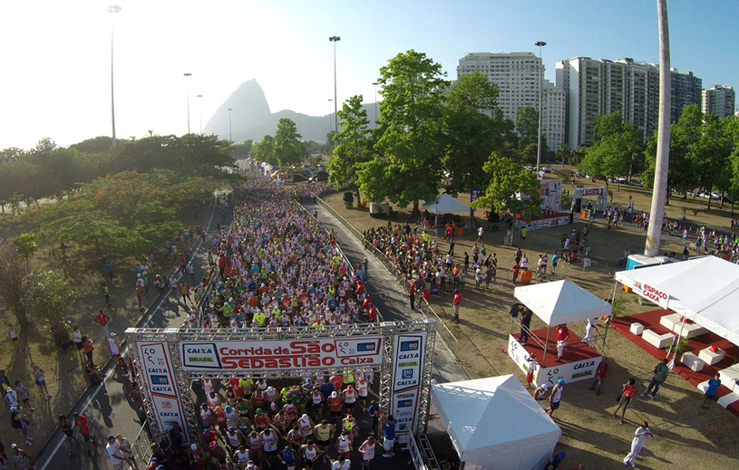 Mais de cinco mil atletas vão participar da Corrida de São Sebastião Caixa no próximo dia 20 de janeiro Foto: Claudio Toros/Divulgação