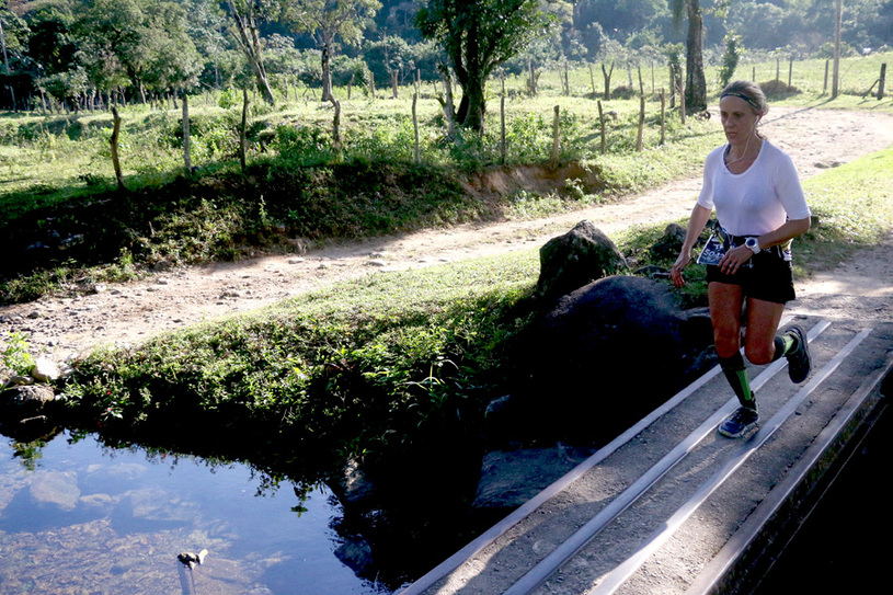 Giuliana é dentista e disse que usa a corrida como hobby. Foto: Alexandre Koda/ Webrun