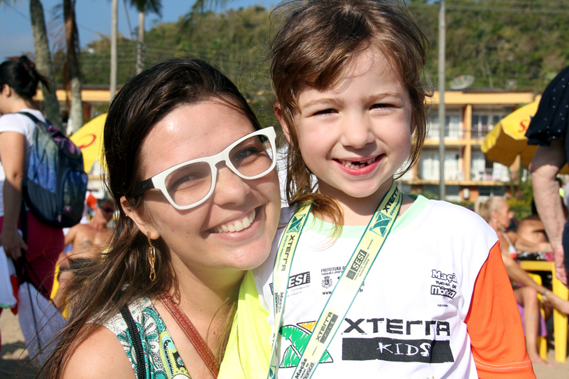 Bianca e a pequena Lorena Foto: Christina Volpe/Webrun