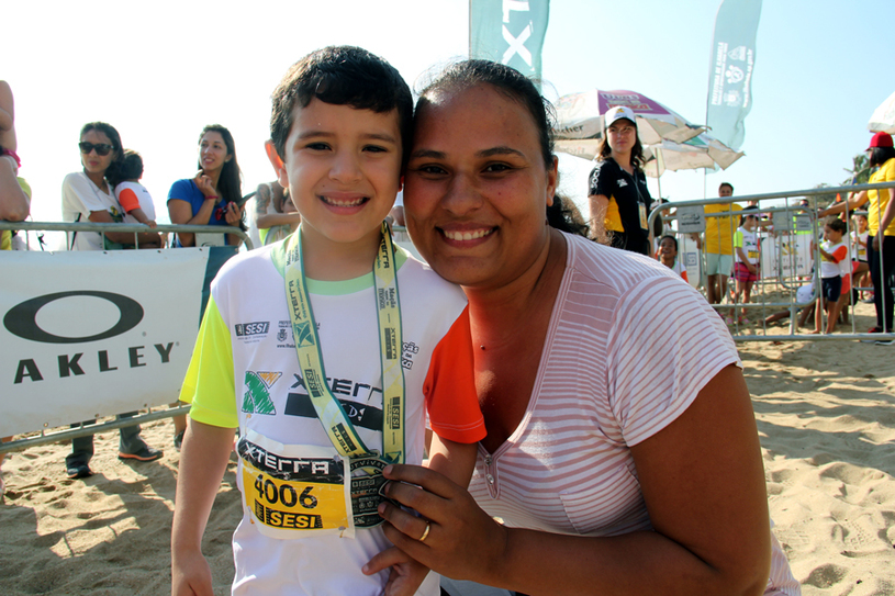 Leandro e amãe Cintia Foto: Christina Volpe/Webrun