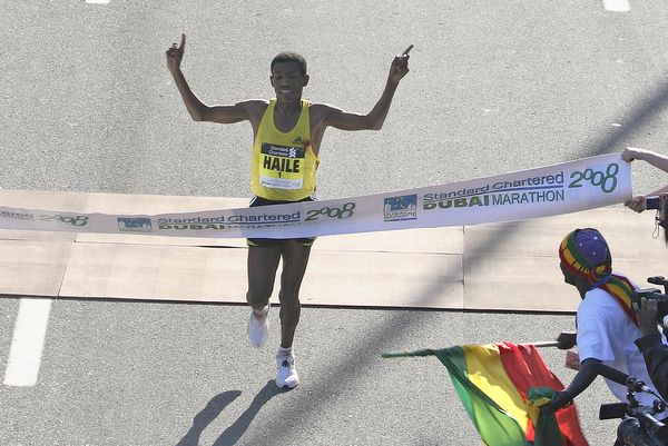Haile durante vitória em 2008 (foto: Divulgação)