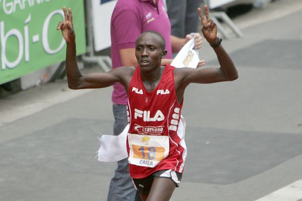 Com um sprint no final Marco ultrapassou Nicholas para a vitória (foto: Divulgação)
