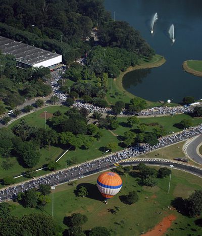 A região do Ibirapuera foi cogitada para receber a chegada da São Silvestre (foto: Arquivo Webrun)