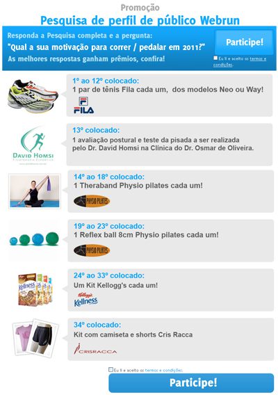 O objetivo da pesquisa é traçar o perfil de público do Portal (foto: Reprodução/ Webrun)