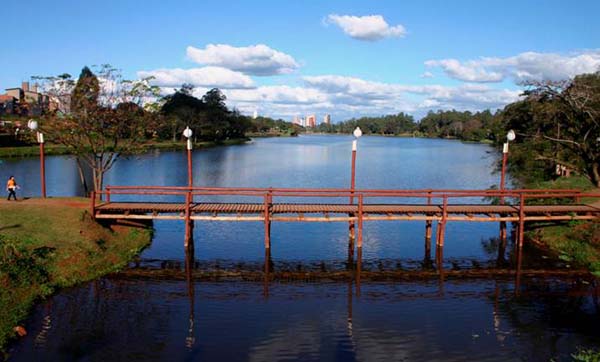 O percurso passará pelo Lago Igapó (foto: Luiz Jacobs - Imageria Comunicação)