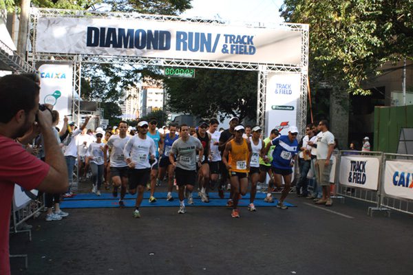 A TrackField Diamond Run reuniu 1.200 participantes (foto: Divulgação)