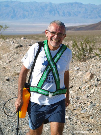 Mário fez sua primeira Badwater em 2005 (foto: Arquivo Pessoal)