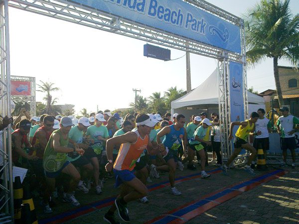 O calor de 32 graus não foi um obstáculo para os corredores (foto: Patrícia Serrão/ www.webrun.com.br)