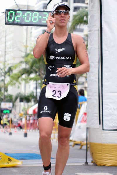 Vanessa competiu a prova curta e a longa no mesmo fim de semana (foto: Mariana Araújo/ www.webrun.com.br)