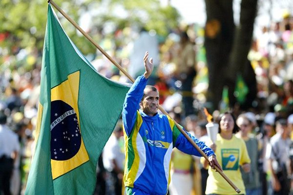 Vanderlei foi escolhido por representar o Espírito Olímpico (foto: Arquivo Pessoal/ Vanderlei Cordeiro)