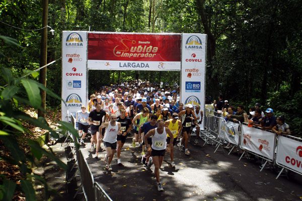 Desafio Subida do Imperador pode ser realizado por ciclistas e corredores (foto: Divulgação)