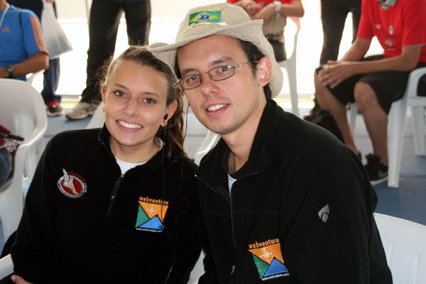 Mariana Araújo e Alexandre Koda: experiências enriquecedoras (foto: Arquivo Webrun)