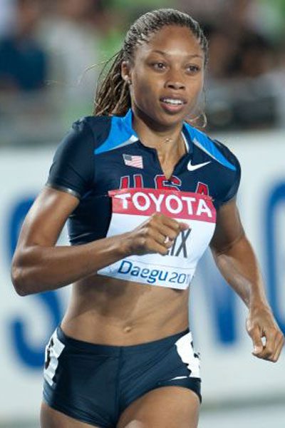 Allyson Felix venceu a série da brasileira (foto: Erik van Leeuwen/ Licença Creative Commons)
