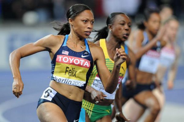 Allyson Felix ainda não conseguiu bons resultados em 2013 (foto: Erik van Leeuwen/ Licença Creative Commons)