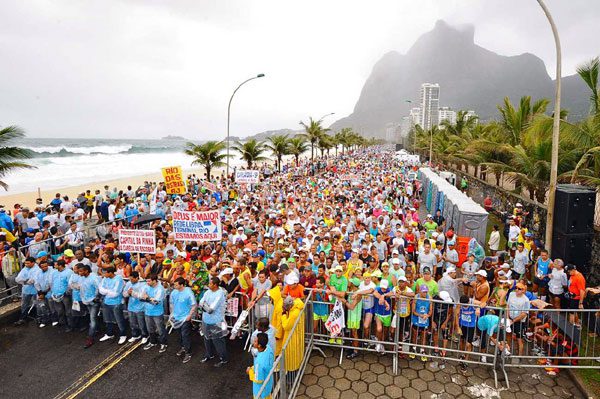 O percurso da Meia do Rio passa pela orla da cidade maravilhosa (foto: Sérgio Shibuya/MBraga Comunicação)