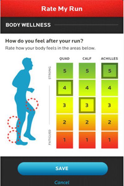 Aplicativo permite avaliar treinos e nível de fadiga muscular (foto: Montagem sobre Reprodução/ Good Form Running)