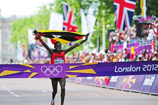 Ugandense Stephen Kiprotich venceu nas Olimpíadas com 2h08min01 (foto: LOCOG/ Divulgação)