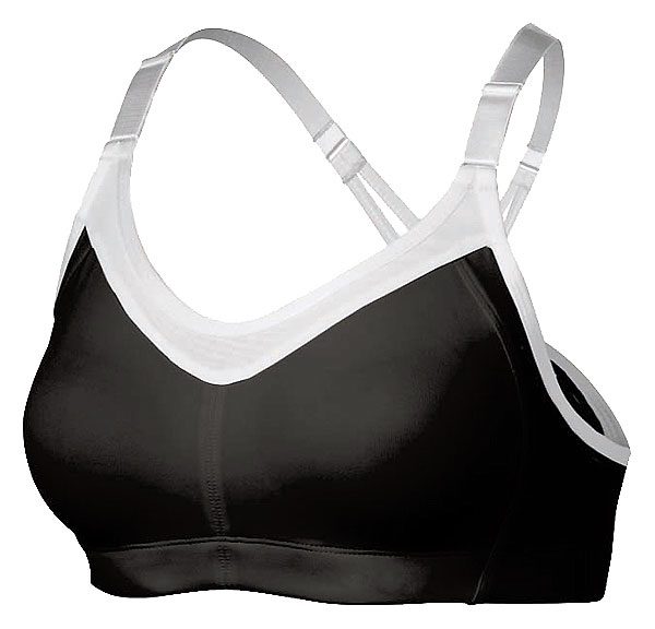 Cross Back Bra com costura ao redor dos seios e alças ajustáveis. Preço sugerido: R$ 129 90 (foto: Divulgação/ Asics)